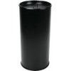 Stojanový vonkajší popolník Manutan Expert Stream, objem 60 l, čierny Stojanový vonkajší popolník Manutan Expert Stream, objem 60 l, čierny
