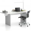 Kancelársky stôl single SOLID, 180x80 cm, biela Kancelársky stôl single SOLID, 180x80 cm, biela