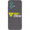 Picasee silikónový čierny obal pre Motorola Edge 40 Neo - ONEMANSHOW CREW Picasee silikónový čierny obal pre Motorola Edge 40 Neo - ONEMANSHOW CREW