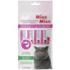 Miau Miau Creamy Snacks Cat losos a kačacie 4 x 15 g