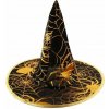 Čarodejnícky klobúk so zlatou pavučinou čarodejnica Čarodejnícky klobúk so zlatou pavučinou čarodejnica