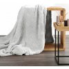 Design 91 DEKA Z MIKROFLANELU CARO 200X220 CM STRIEBORNÁ Design 91 DEKA Z MIKROFLANELU CARO 200X220 CM STRIEBORNÁ