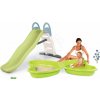Set šmykľavka s dvojitou vlnou a dvojdielne pieskovisko Motýľ Toboggan Life Smoby dĺžka šmyku 200 cm s vodotryskom Set šmykľavka s dvojitou vlnou a dvojdielne pieskovisko Motýľ Toboggan Life Smoby dĺžka šmyku 200 cm s vodotryskom