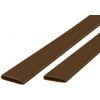 Krycia lišta PVC krytu na balkón 1 m, chocolate Krycia lišta PVC krytu na balkón 1 m, chocolate