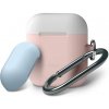 Elago AirPods Silicone Duo Hang Case EAPDH-PK-WHPBL