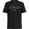 Pánske tričko s.Oliver, LOGO T-NOOS čierna,tmavo sivá, XXXL Pánske tričko s.Oliver, LOGO T-NOOS čierna,tmavo sivá, XXXL