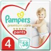 Pampers Premium Care Pants Plienkové nohavičky, veľkosť 4, 58 ks, 9kg-15kg Pampers Premium Care Pants Plienkové nohavičky, veľkosť 4, 58 ks, 9kg-15kg