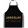 Impar zástěra Mužská jména Gold Jaroslav
