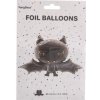 PartyDeco Fóliový balón supershape Netopier 80x52cm PartyDeco Fóliový balón supershape Netopier 80x52cm