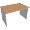 Pracovný stôl Gate, 120x75,5x80 cm, dub/sivý Pracovný stôl Gate, 120x75,5x80 cm, dub/sivý
