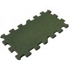 SK Profilovaná gumená dlažba Puzzle 20 zelená 500x1000x20mm SK Profilovaná gumená dlažba Puzzle 20 zelená 500x1000x20mm