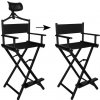 Beautylushh Hliníková kozmetická stolička s opierkou hlavy Beautylushh Hliníková kozmetická stolička s opierkou hlavy