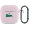 Púzdro Lacoste Liquid Silicone Croc Logo pre AirPods 4 pink Púzdro Lacoste Liquid Silicone Croc Logo pre AirPods 4 pink