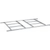 Základňa BBSH-ZDB4 pre záhradný domček BestBerg ZDB-4 / 102 × 217 cm / oceľ / strieborná Základňa BBSH-ZDB4 pre záhradný domček BestBerg ZDB-4 / 102 × 217 cm / oceľ / strieborná