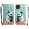Peňaženkové 3D puzdro na Motorola Moto G72 - Black White Cat Peňaženkové 3D puzdro na Motorola Moto G72 - Black White Cat