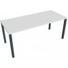 Hobis Pracovný stôl Uni, 180x75,5x80 cm, biela/čierna Hobis Pracovný stôl Uni, 180x75,5x80 cm, biela/čierna