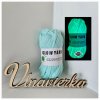 GLOW YARN priadza svietiaca v tme G002E modrá šnur GLOW YARN priadza svietiaca v tme G002E modrá šnur