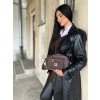Laura Biaggi Tmavohnedá crossbody kabelka DX-KB303-chocolate