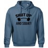 Shut up and squat - Oversized mikina pánska Moon - kratšia + širšia - 2XL ( Denim ) Shut up and squat - Oversized mikina pánska Moon - kratšia + širšia - 2XL ( Denim )