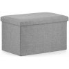 Muff Skladacia taburetka 60x38x38 cm - sivá Muff Skladacia taburetka 60x38x38 cm - sivá