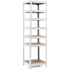Policový regál Trestles RH 2200x600x300, nosnosť 1750 kg, 7 políc Farba: pozink, Typ police: drevená MDF 5,4 mm Policový regál Trestles RH 2200x600x300, nosnosť 1750 kg, 7 políc Farba: pozink, Typ police: drevená MDF 5,4 mm