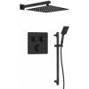 Sapho SMART SELECT sprchový set s termostatickou batériou, 2 výstupy, posuvný držiak sprchy, čierna mat RP042B-02 Sapho SMART SELECT sprchový set s termostatickou batériou, 2 výstupy, posuvný držiak sprchy, čierna mat RP042B-02