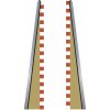 Scalextric Nábeh + výbeh krajnice SPORT Lead in/Out Border Straight 2+2