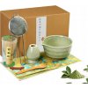 Štartovacia sada na prípravu japonského čaju matcha: metlička chasen, miska, sitko Štartovacia sada na prípravu japonského čaju matcha: metlička chasen, miska, sitko