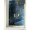 New Trendy Smart Light Gold sprchové dvere 130 cm posuvné zlatá lesklá/priehľadné sklo EXK-4222 New Trendy Smart Light Gold sprchové dvere 130 cm posuvné zlatá lesklá/priehľadné sklo EXK-4222