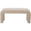 Polstrovaná lavice Bobbie krémová Rozbalený(á), chýba jedna plastová nožička Polstrovaná lavice Bobbie krémová Rozbalený(á), chýba jedna plastová nožička