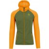 Karpos AMBRIZZOLA FULL-ZIP mikina s kapucňou cedar green/radiant M Karpos AMBRIZZOLA FULL-ZIP mikina s kapucňou cedar green/radiant M