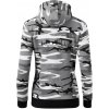 Yorkshirský teriér EKG - Mikina dámska trendy zipper s kapucňou - XL ( Šedý maskáč ) Yorkshirský teriér EKG - Mikina dámska trendy zipper s kapucňou - XL ( Šedý maskáč )