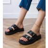 D/CEO Black flat sandals with buckles on straps Liluna čierna 39 marka niezdefiniowana 000032510140 D/CEO Black flat sandals with buckles on straps Liluna čierna 39 marka niezdefiniowana 000032510140
