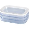 MEPAL Skladovacie nádoby Modula Cold Cuts 3x 550 ml 22,4x16x8,6cm MEPAL Skladovacie nádoby Modula Cold Cuts 3x 550 ml 22,4x16x8,6cm