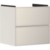 HANSGROHE Xevolos E závesná skrinka pod umývadlo, 2 zásuvky PushOpen, 580 x 475 x 555 mm, piesková matná béžová/piesková metalická béžová, 54176790 HANSGROHE Xevolos E závesná skrinka pod umývadlo, 2 zásuvky PushOpen, 580 x 475 x 555 mm, piesková matná béžová/piesková metalická béžová, 54176790