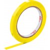 16 ks - Farebná lepiaca páska PVC 9x66 žltá 16 ks - Farebná lepiaca páska PVC 9x66 žltá