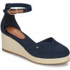 Tommy Hilfiger Sandále FLAG CLOSED TOE MID WEDGE ESPAD Modrá Tommy Hilfiger Sandále FLAG CLOSED TOE MID WEDGE ESPAD Modrá