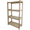 Krušnohorský nábytok Drevený regál 4BP70 133 x 70 x 33 cm 4 police buk Krušnohorský nábytok Drevený regál 4BP70 133 x 70 x 33 cm 4 police buk