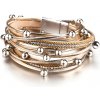 Amparo Miranda® Náramok Trendy Metal Beads, Farba zlatý Amparo Miranda® Náramok Trendy Metal Beads, Farba zlatý