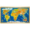 small foot Vkládací puzzle jednoduchá velká mapa světa (LE4240) small foot Vkládací puzzle jednoduchá velká mapa světa (LE4240)