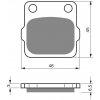 KH84/3 Brzdové platničky GOLDfren 077 KH84/3 Brzdové platničky GOLDfren 077