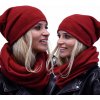 Fashionweek ZIMNÍ SET ČIAPKA A ŠÁL, PLETENÝ TUNEL ZIZI20/K6 Farba: bordó, Veľkosť: Universal Fashionweek ZIMNÍ SET ČIAPKA A ŠÁL, PLETENÝ TUNEL ZIZI20/K6 Farba: bordó, Veľkosť: Universal