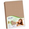 Bellatex Jersey plachta kávová 100x200 Bellatex Jersey plachta kávová 100x200