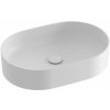 Ravak Ceramic umývadlo 55x37 cm oválny pultové umývadlo biela XJX0E155000 Ravak Ceramic umývadlo 55x37 cm oválny pultové umývadlo biela XJX0E155000