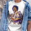 Tričko s potlačou JIMY HENDRIX Dámsky Biela M Tričko s potlačou JIMY HENDRIX Dámsky Biela M