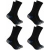 KIRKJUBØUR® Climb Outdoorové Turistické Ponožky 4 páry Modré Modrá 43 - 46 KIRKJUBØUR® Climb Outdoorové Turistické Ponožky 4 páry Modré Modrá 43 - 46