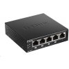 D-Link DGS-1005P 5-port Gigabit Desktop PoE+ Switch, 4 porty sú PoE+, PoE budget 60W D-Link DGS-1005P 5-port Gigabit Desktop PoE+ Switch, 4 porty sú PoE+, PoE budget 60W