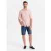 Ombre Men's denim shorts with classic cut - dark blue modrá L Ombre 5907064513291 Ombre Men's denim shorts with classic cut - dark blue modrá L Ombre 5907064513291