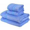 Dommio Sada bambusových ručníků více rozměrů 4 ks modrá