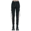 Devil Fashion nohavice gotický Punk Ripped